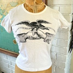 Mark Jacobs divided we stand divided we fall weight T-shirt